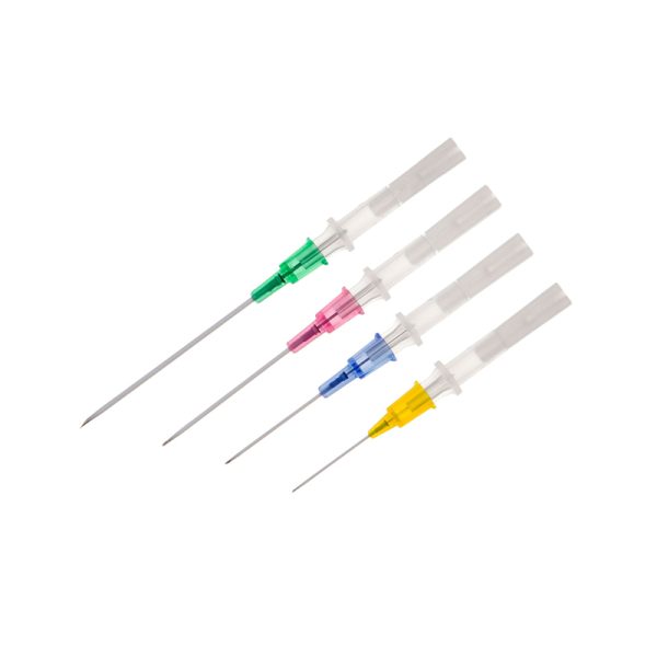 Ago cannula 2 vie Sterile con alette 18G 1,2x32 mm 80 mL/min, Conf. 50 pz - Verde