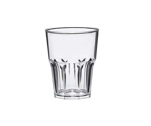 Bicchiere in SAN Ø 8,5x10 cm 290 cc, Conf. 8 pz - Trasparente