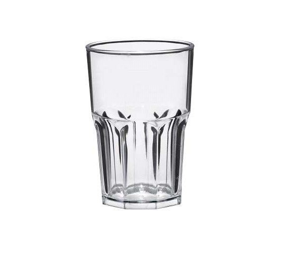 Bicchiere in SAN Ø 8,5x12 cm 400 cc, Conf. 5 pz - Trasparente