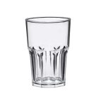 Bicchiere in SAN Ø 8,5x12 cm 400 cc, Conf. 5 pz, Cart. 15 cf (75 pz) - Trasparente