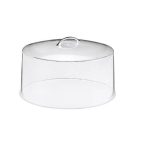 Coperchio rotondo in melamina Ø 30,5x14 - Trasparente