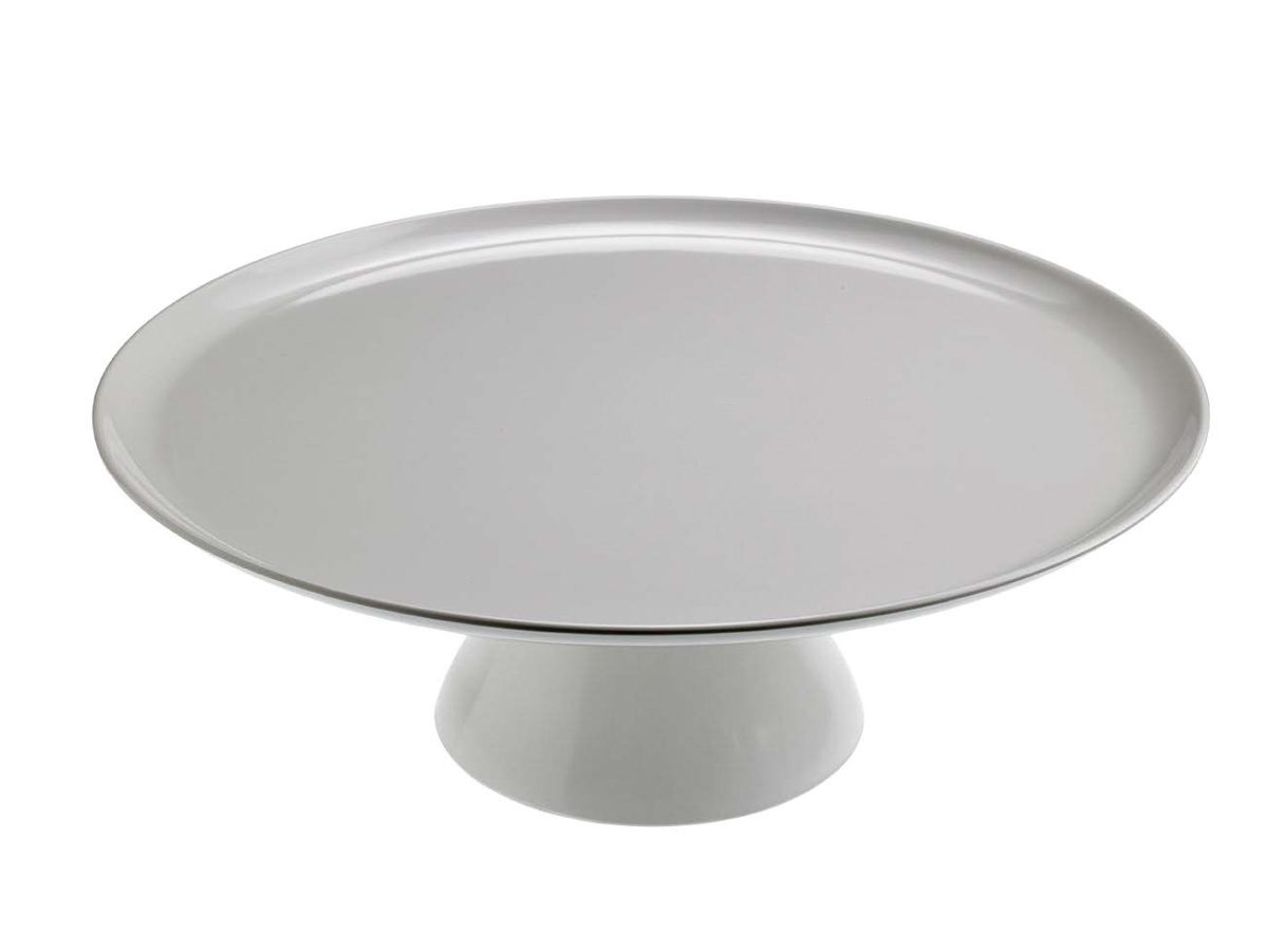 Tortiera in melamina rotonda Ø 35x10 cm - Bianco - immagine 2