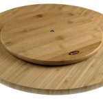 Tagliere in Bamboo rotondo Ø 40 cm con base girevole