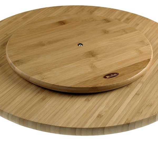 Tagliere in Bamboo rotondo Ø 40 cm con base girevole