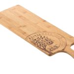 Tagliere in Bamboo rettangolare 16x40x1 + manico 10 cm
