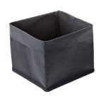 Saccottino quadrato 15x15x16h cm - Nero