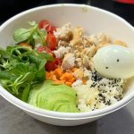 Ciotola inclinata tonda in cellulosa bio 850 ml, Conf. 50 pz - Bianco