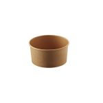 Insalatiera tonda in cartoncino 750 ml, Conf. 24 pz - Beige