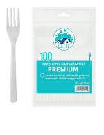 Forchetta in CPLA monouso Riutilizzabile, Conf. 100 - immagine 2