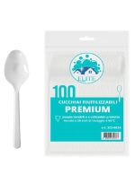 Cucchiaio in CPLA monouso 16 cm, Conf. 100 - immagine 2