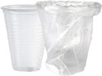 Bicchiere in PLA 200 ml imbustato singolarmente, Conf. 400 pz - Trasparente
