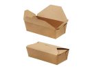 Box Scatola Chiusa, KRAFT/PE avana/avana cm19,5x9x6h 1200ml, Conf. 50 pz - immagine 2