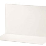 Supporto in plexisglass a T 25x17x15h cm - Satinato