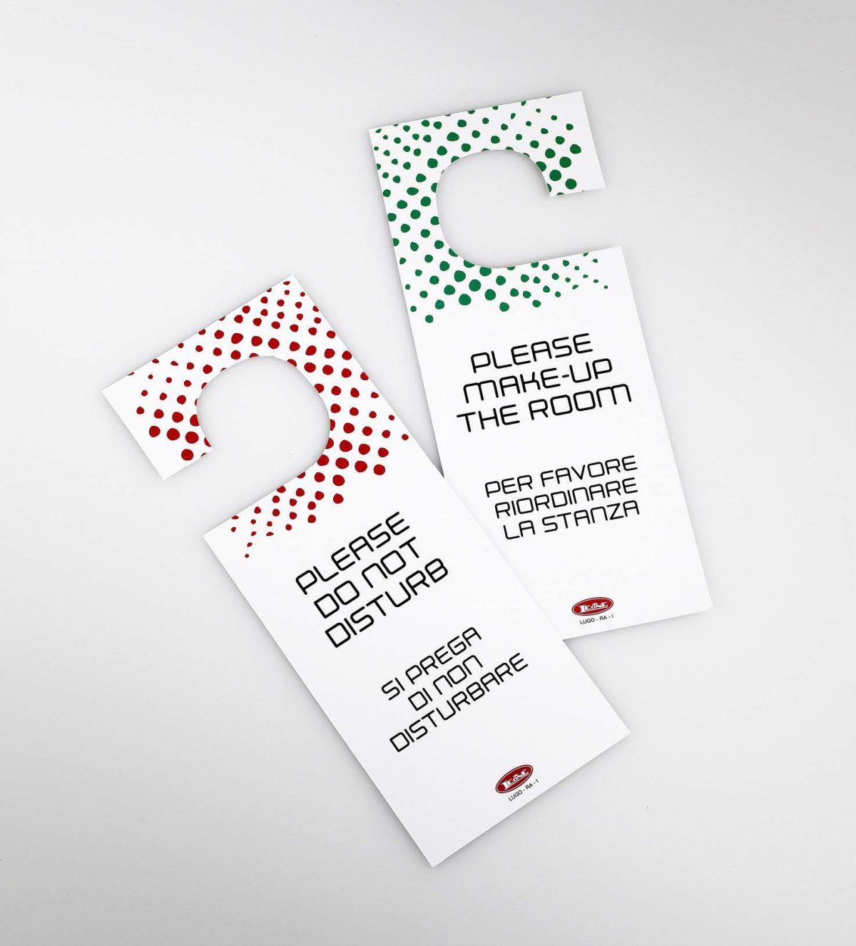 Appendiporta "Non disturbare", Conf 20 pz - Bianco - immagine 2