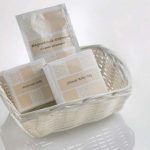 Cestino rettangolare plastica 14x11x5h cm , Bianco