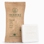 Saponetta quadrata in flow pack 14 g Herbera, Conf 100 pz