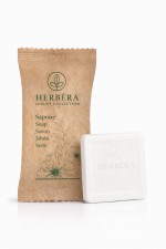 Saponetta quadrata in flow pack 14 g Herbera, Conf 500 pz