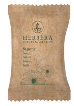 Saponetta quadrata in flow pack 14 g Herbera, Conf 500 pz - immagine 2