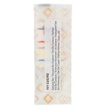 Set Cucito in Flow Pack Color( 1 spilla da baila 2 bottoni, ago e cotone 6 colori ), Conf. 100 pz