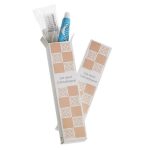 Set denti in astuccio (spazzolino e dentifricio), Conf. 50 pz