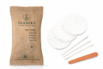 Vanity Kit Herbera (2 dischetti struccanti, 3 Cotton fiocc, Lima per Unghie) in Flow Pack, Conf. 300 pz