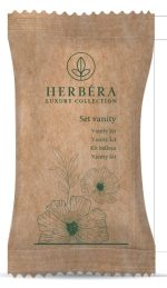 Vanity Kit Herbera (2 dischetti struccanti, 3 Cotton fiocc, Lima per Unghie) in Flow Pack, Conf. 300 pz - immagine 2