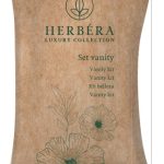 Vanity Kit Herbera (2 dischetti struccanti, 3 Cotton fiocc, Lima per Unghie) in Flow Pack, Conf. 300 pz