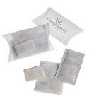 Kit completo Poket (saponetta, bagnodoccia shampoo, cuffia), Conf 10 pz - Bianco