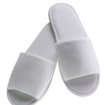 Ciabatte aperte in spugna con suola in gomma Taglia Unica, Conf. 20 paia - Bianco