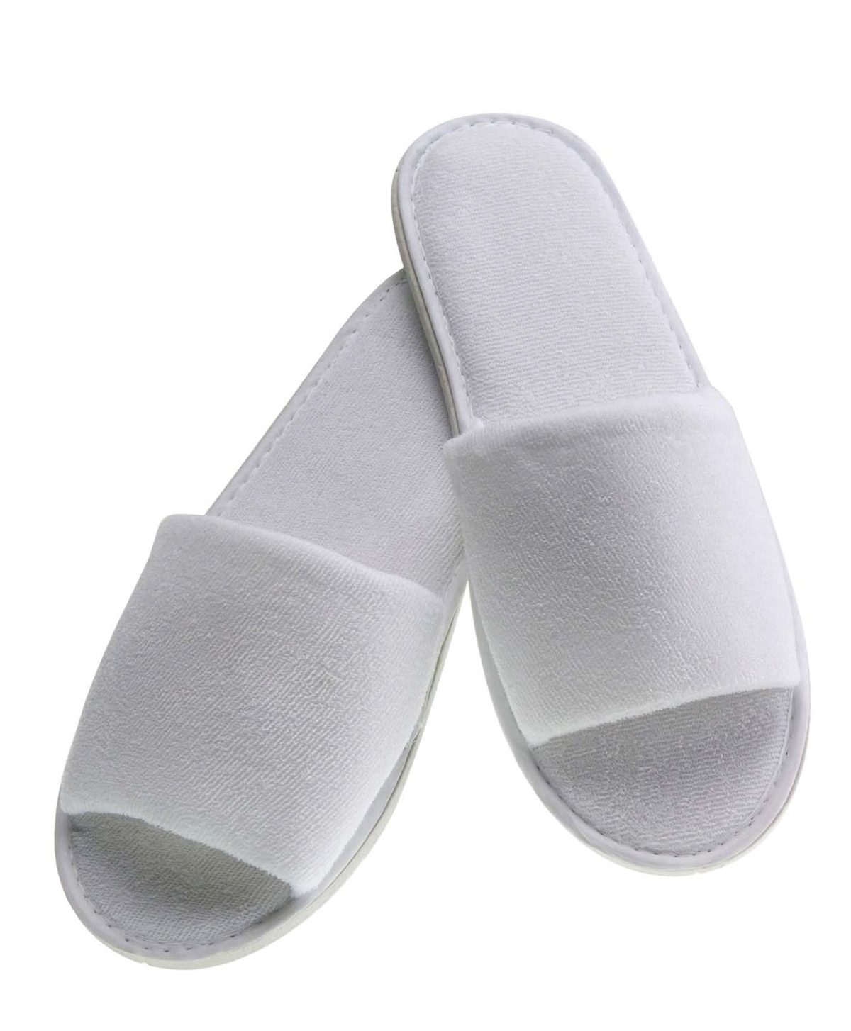 Ciabatte aperte in spugna con suola in gomma Taglia Unica, Conf. 50 paia - Bianco - immagine 2