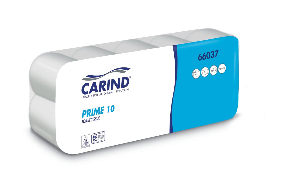 Carta Igienica in cellulosa 2 veli 9,4x10 cm x 17,6 m, Conf. 10 pz - immagine 2