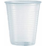 Bicchiere in plastica 200 cc Conf. 100 pz Cart. 30 cf (3.000 pz) - Trasparente - immagine 2