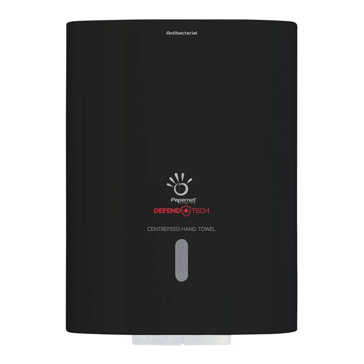 Dispenser Antibatterico Asciugamano Centrefeed con tecnologia Defend Tech, Nero - immagine 2