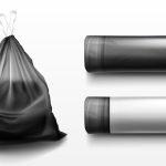 Busta ambiente- spazzatura interfogliata 90x120 cm, Conf. 13 kg, -Nero