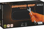 Guanto in Nitrile Diamonds Mis. L, Conf. 50 pz - Aranancione - immagine 2