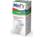 Benda elastica m 4,5x15 cm con fermabende, Conf. 12 pz